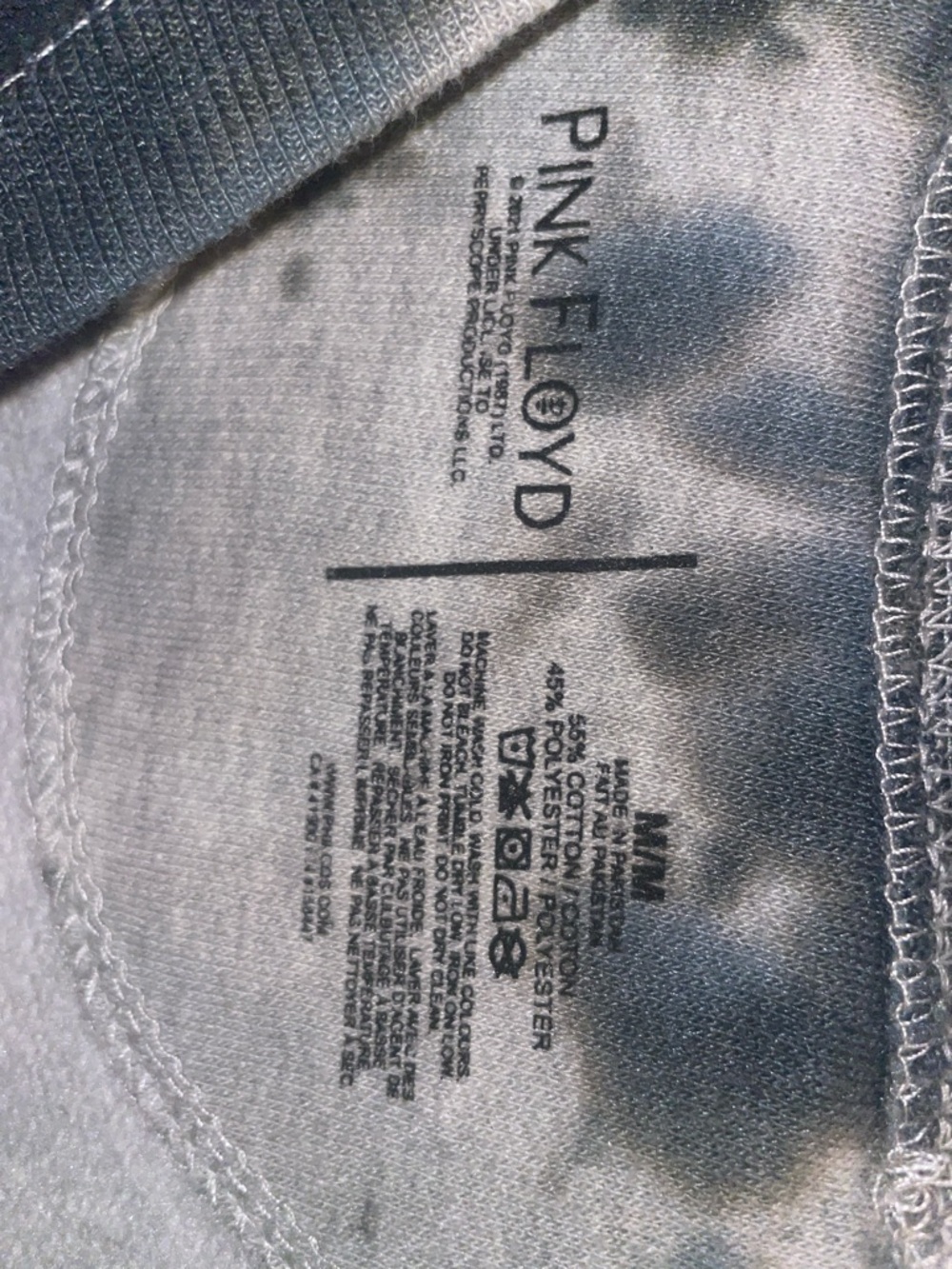 Pink Floyd long sleeve tie dye band Sweatshirt NWOT - Picture 3 of 6